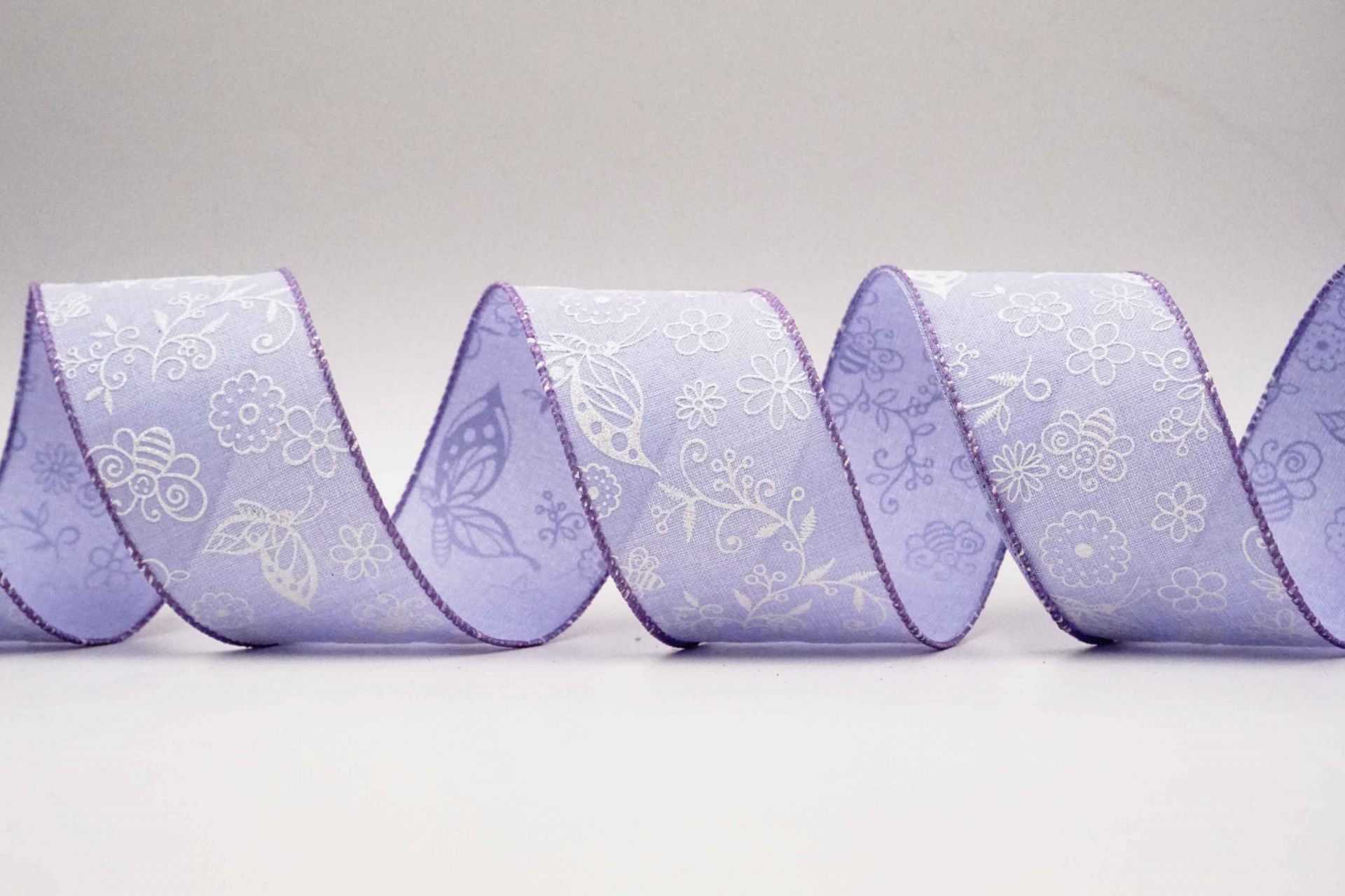 春天花卉&昆蟲精緻緞帶